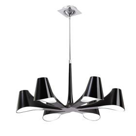 Ora Gloss Black Ceiling Lights Mantra Multi Arm Fittings